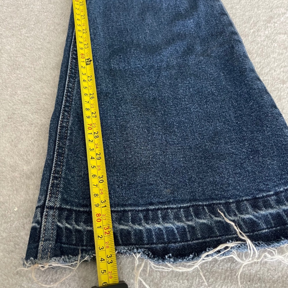 Cello Flare Jeans Size 5 Distressed‎ Knee High Rise Button Fly Y2K Western Style - Picture 10 of 13